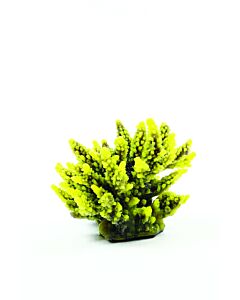 Natureform Staghorn Yellow and Purple - Acropora sp. Synthetic Coral  11.5 x 10 x 9cm