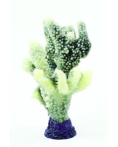 Natureform Staghorn White and Green - Acropora sp. Synthetic Coral  17 x 13.5 x 21.5cm