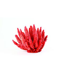 Natureform Staghorn Red and Brown - Acropora sp. Synthetic Coral  22 x 19 x 17cm