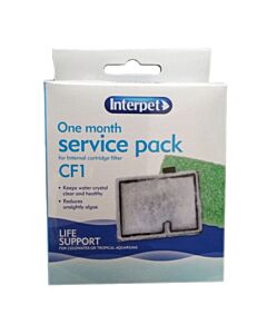 Interpet One Month Service Filter Cartridge Pack CF1