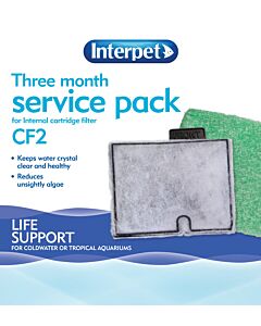 Interpet Three Months Service Filter Cartridge Pack CF2