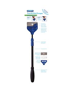 Interpet Twist & Click Scraper Long Handle