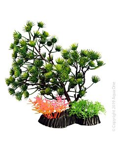 AquaOne Ecoscape Green Umbrella Pine Tree 24cm