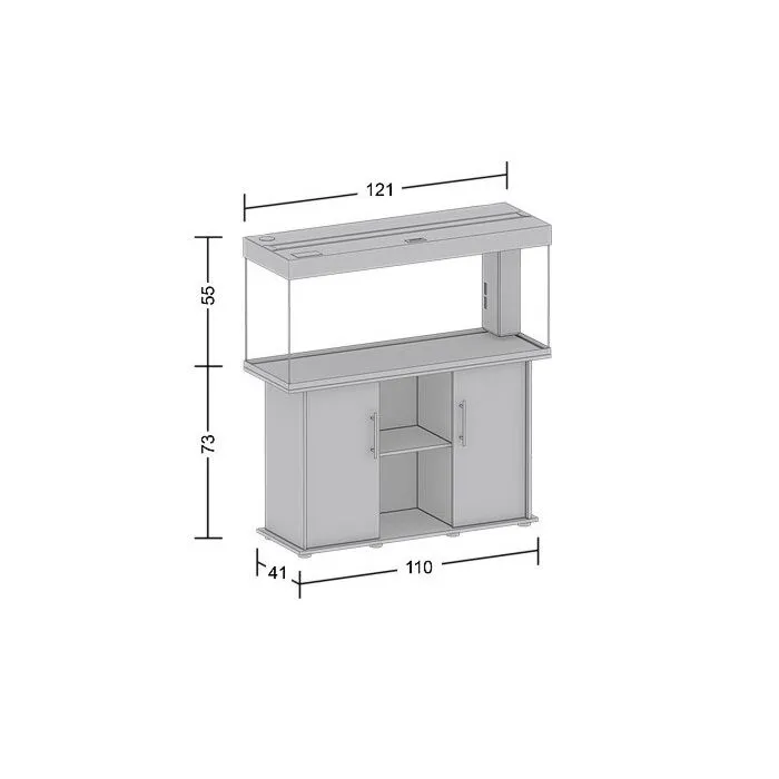 JUWEL AQUARIEN Aquarien-Set »Rio 240 factory LED«, 240 Liter,dunkelbraun