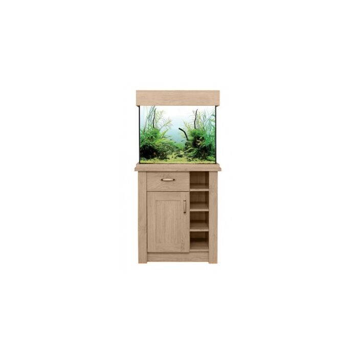 Oak fish tank outlet cabinets